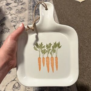 White Ceramic Serving Board